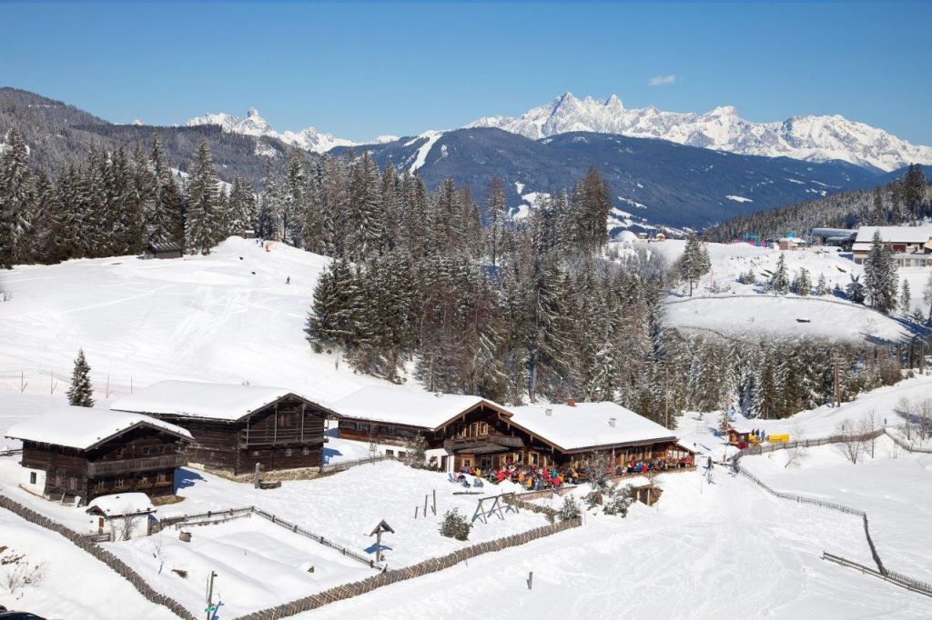 Die Edelweiss-Alm in Wagrain Außenansicht die Edelweiss-Alm