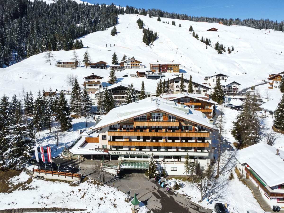Foto des Hotels Plattenhof im Winter