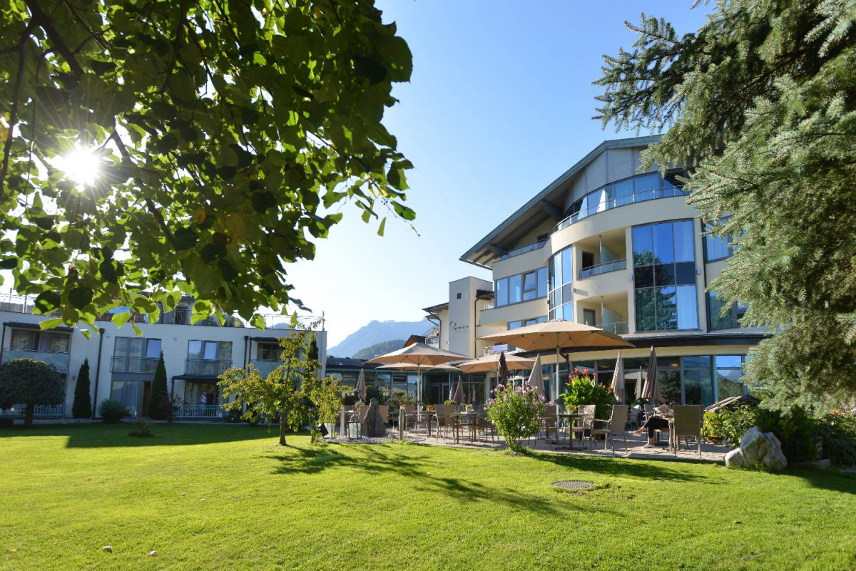 Das Hotel Hartweger in Haus/ Ennstal Außenansicht Hotel Hartweger