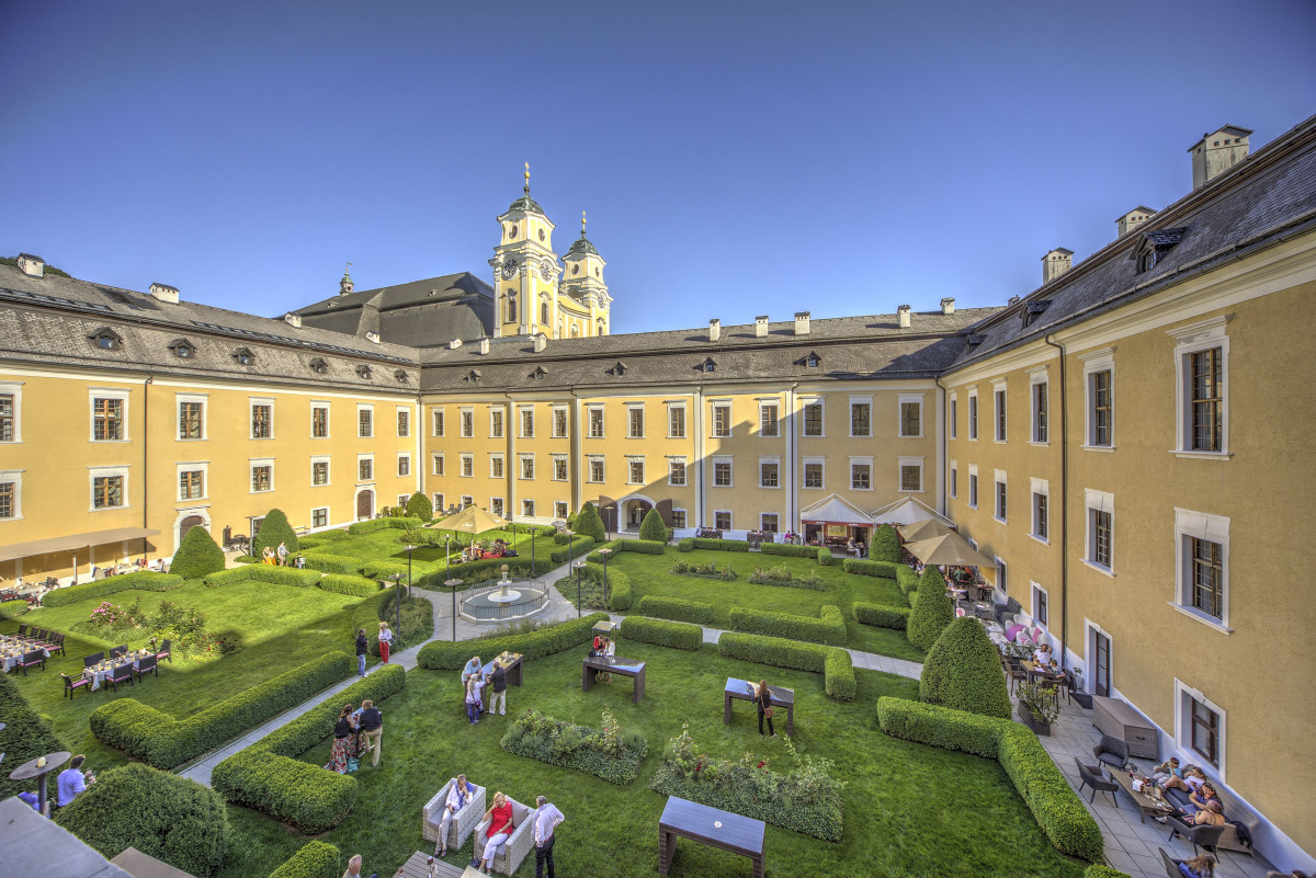 Das Schlosshotel Mondsee Außenansicht das Schlosshotel Mondsee
