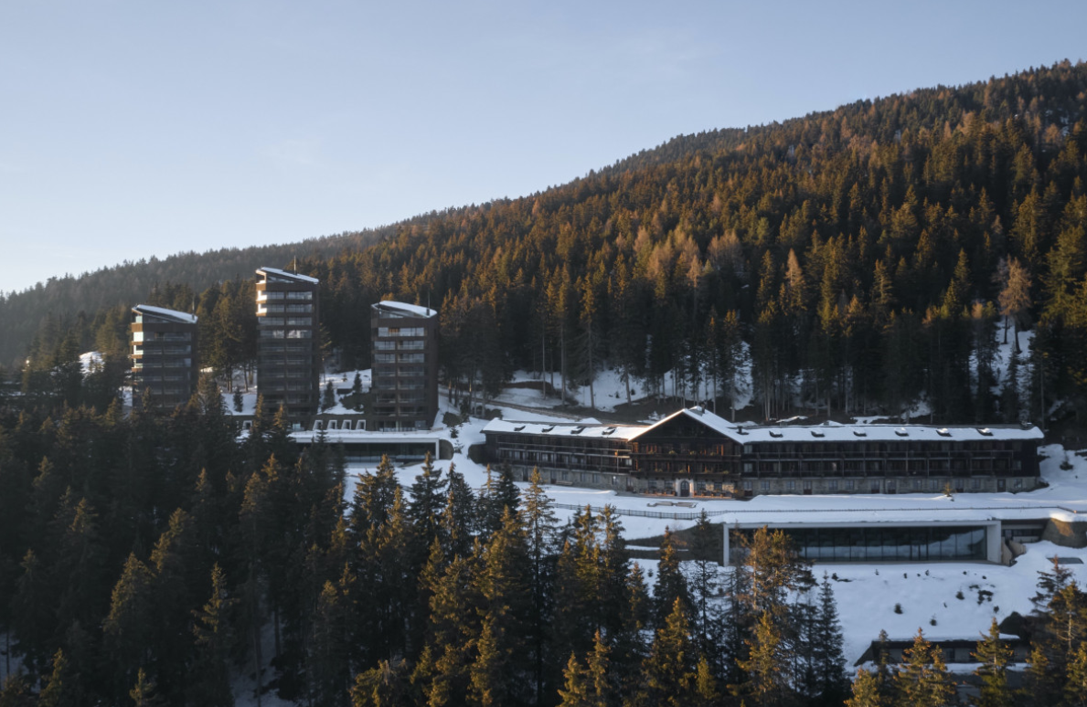 Das Hotel Forestis in Südtirol/Italien Das Hotel Forestis in Südtirol/Italien