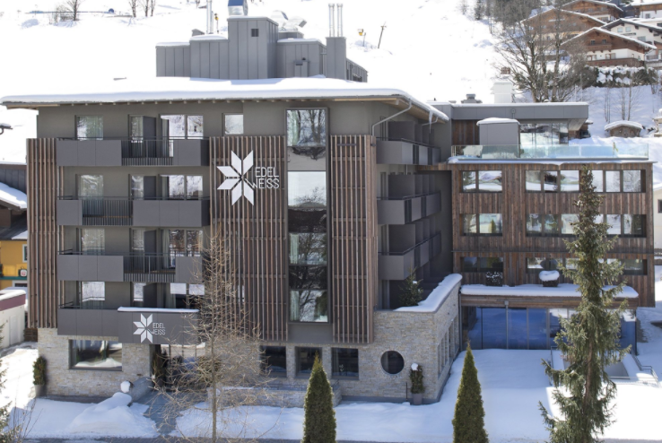 Das Hotel Edelweiß in Hinterglemm Außenansicht das Hotel Edelweiß