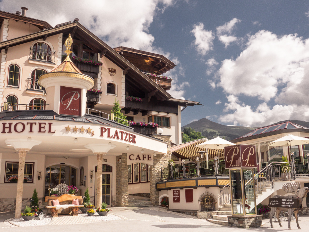 Das Hotel Platzer in Gerlos Außenansicht Das Hotel Platzer