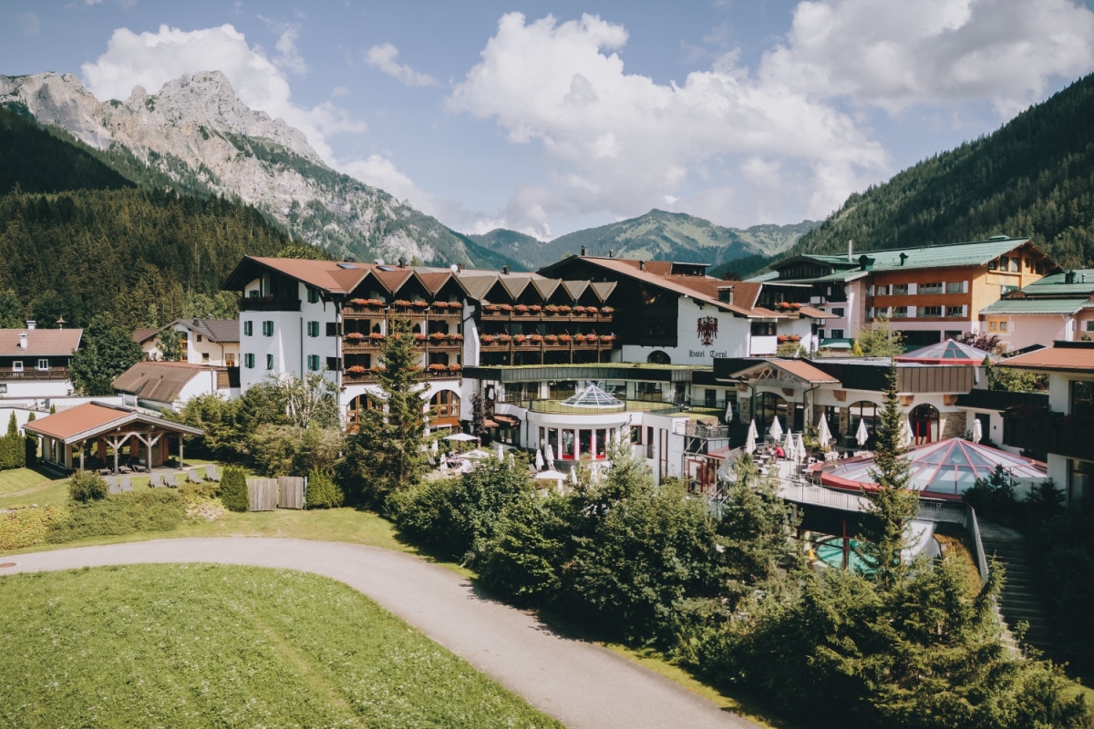 Das traditionelle Hotel Tyrol in Tirol.
