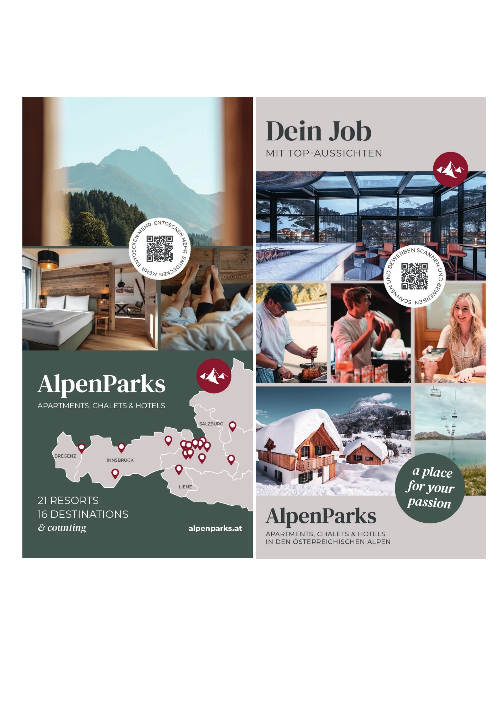 Alpenparks Zentrale